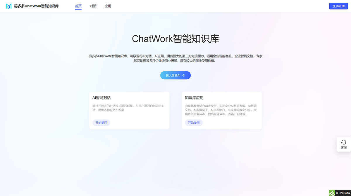 ChatWork企业知识库系统(图1) ChatWork智能知识库cw.mddai.jpg