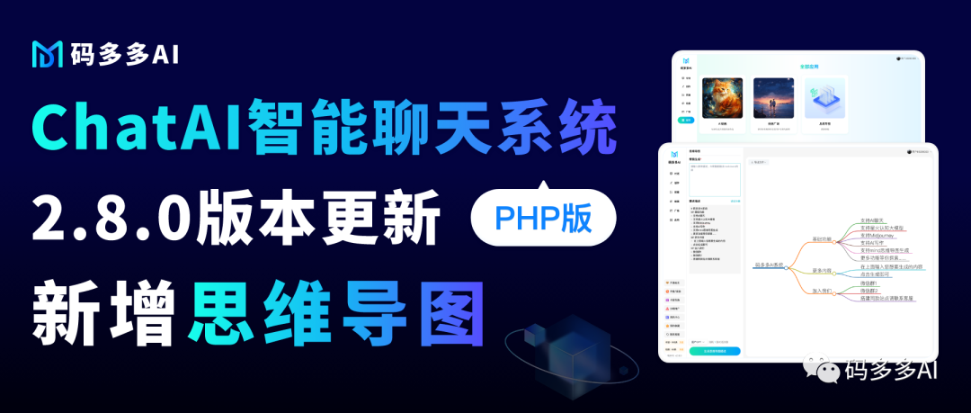 ChatAI聊天系统PHP版【2.8.0】已发布,原来AI思维导图还能这么玩的~(图1) 640 (2).png