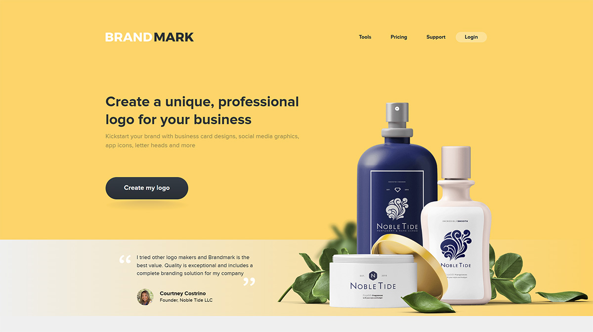 Brandmark Logo Maker(图1) Brandmark-Logo-Maker---the-most-advanced-AI-logo-design-tool---brandmark.jpg