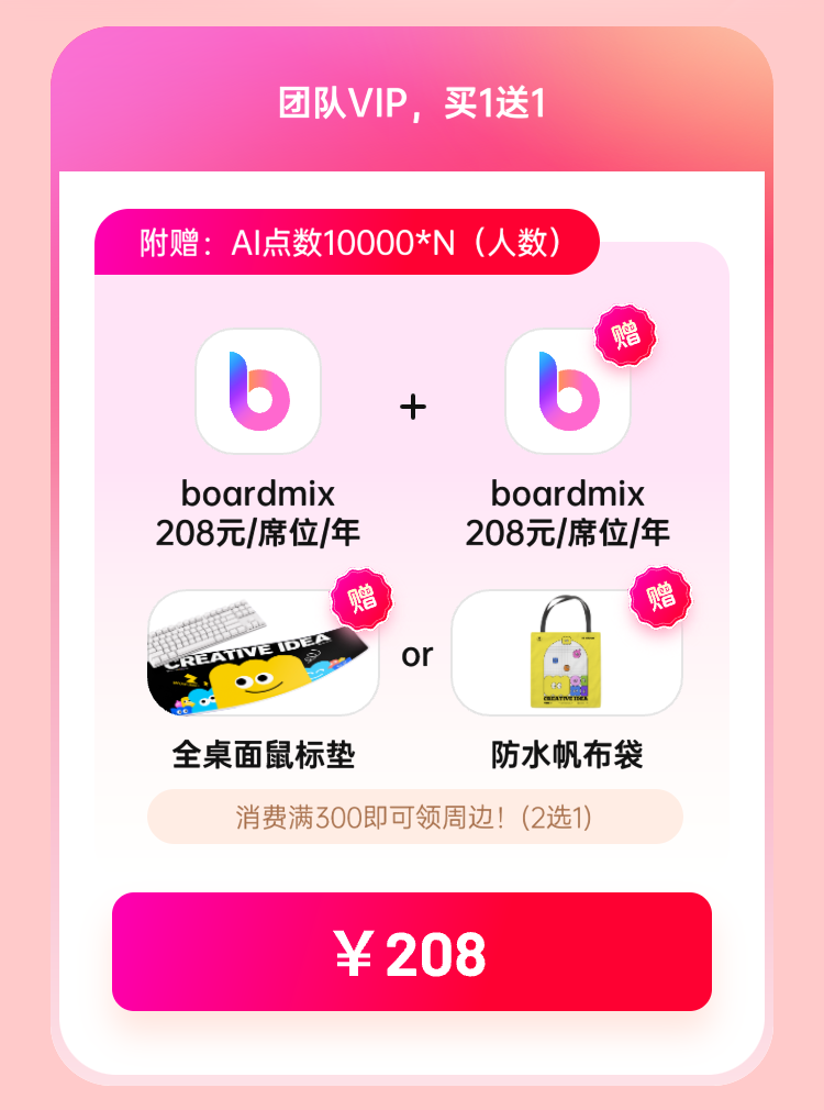 boardmix博思白板:双11狂欢好价,错过等1年(图2) boardmix博思白板:双11狂欢好价,错过等1年