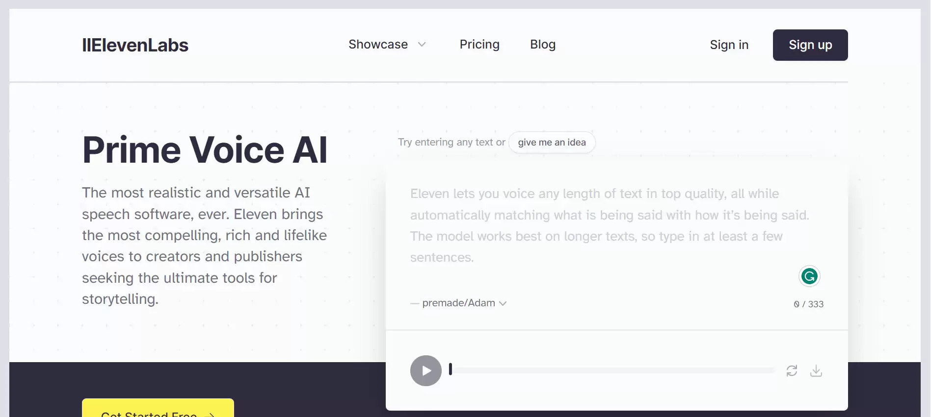 Eleven Labs(图1) Eleven Labs