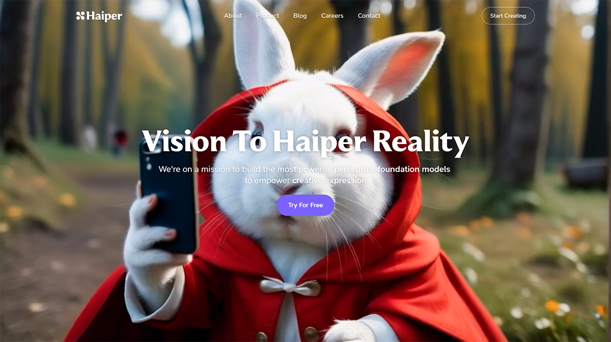 Haiper AI(图1) Haiper---Generative-AI-For-Video-Content-Creation---haiper.ai.jpg