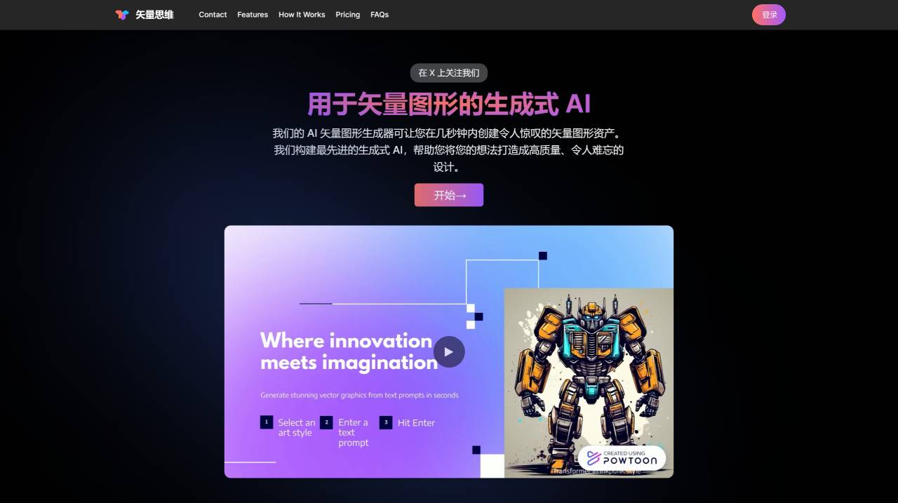 VectorMind(图1) VectorMind - 用于矢量图形的生成式 AI --- VectorMind - Generative AI for Vector_ - vectormind.io.jpg