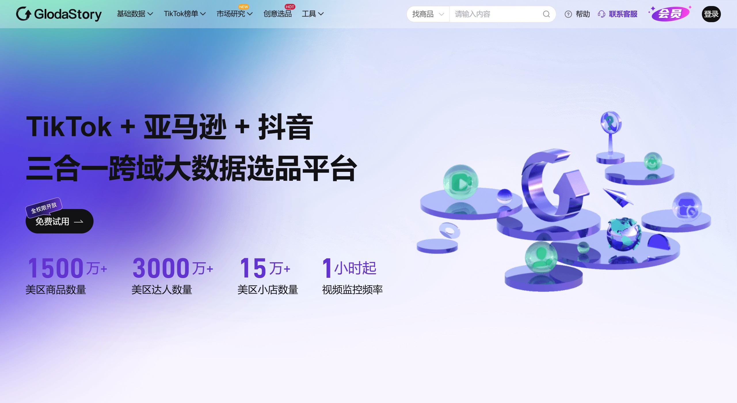Glodastory的关键特点和功能 Glodastory的关键特点和功能
