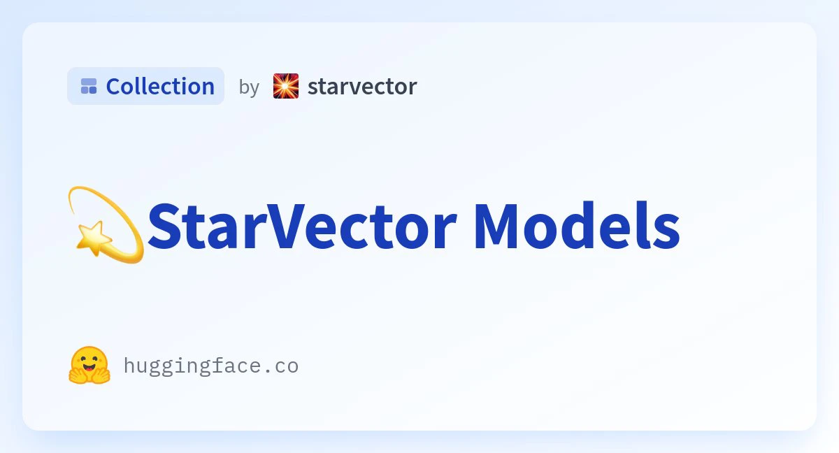 StarVector:用于生成可缩放矢量图形的开源多模态视觉模型