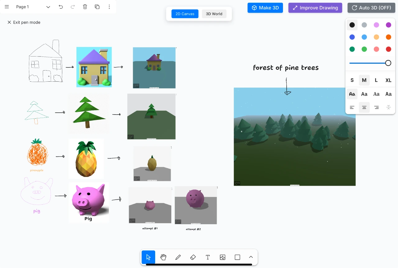 Vibe Draw:开源的手绘草图快速转化为3D模型项目(图2) Vibe Draw 使用教程.webp