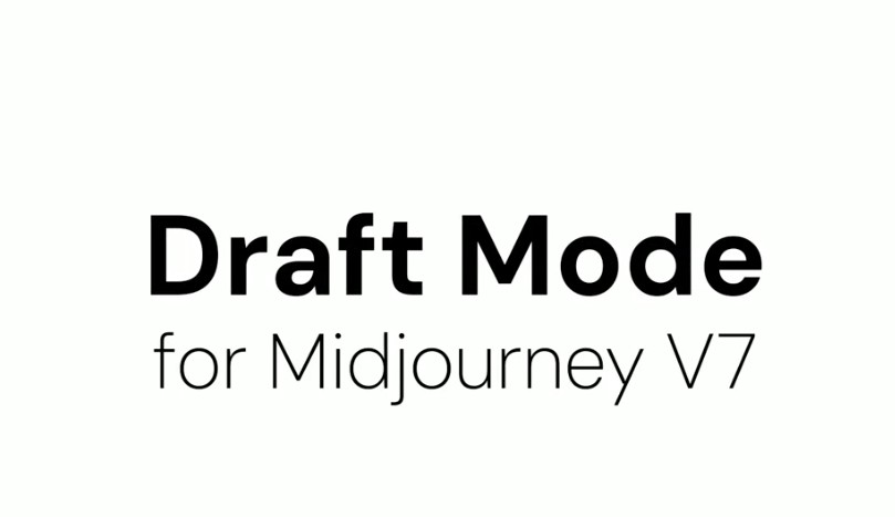 MidJourney V7的草稿模式(Draft Mode)是什么?