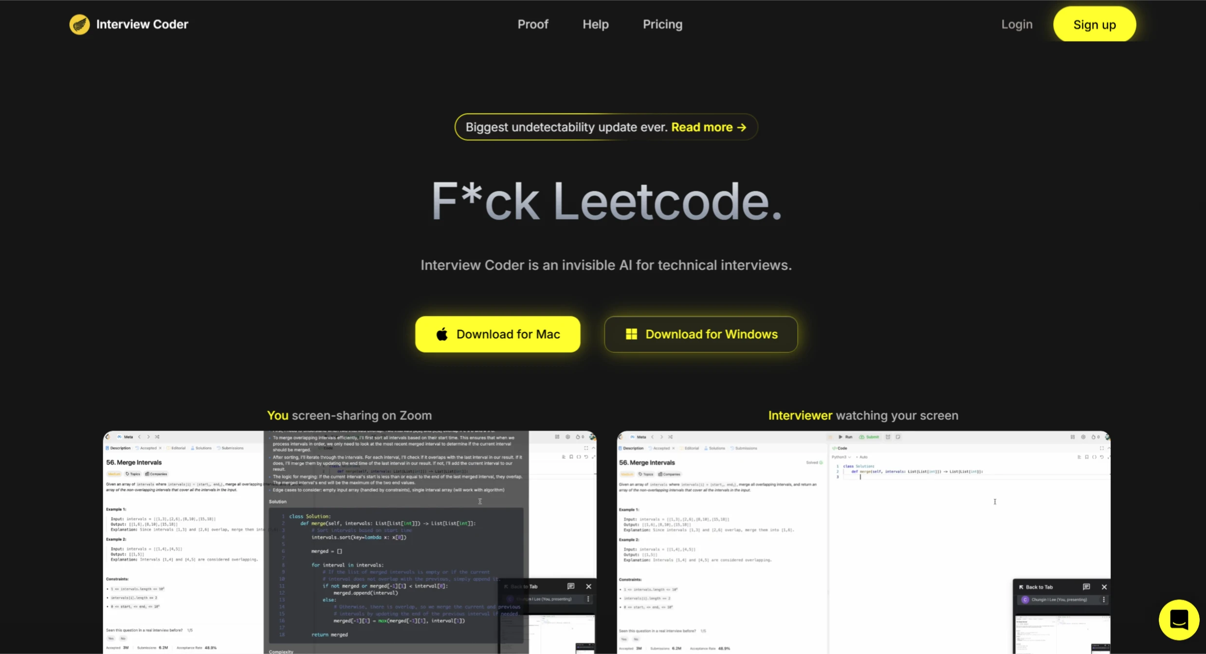 Interview Coder:Roy Lee为编程求职者面试提供的一个隐形AI编程工具