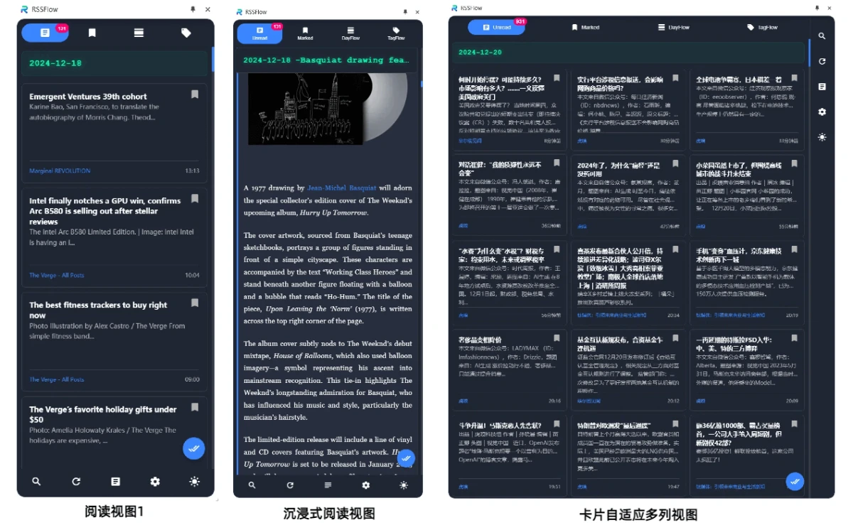 RSSFlow Reader:一个拥有AI摘要和智能内容流的现代RSS阅读器 RSSFlow Reader:一个拥有AI摘要和智能内容流的现代RSS阅读器.webp