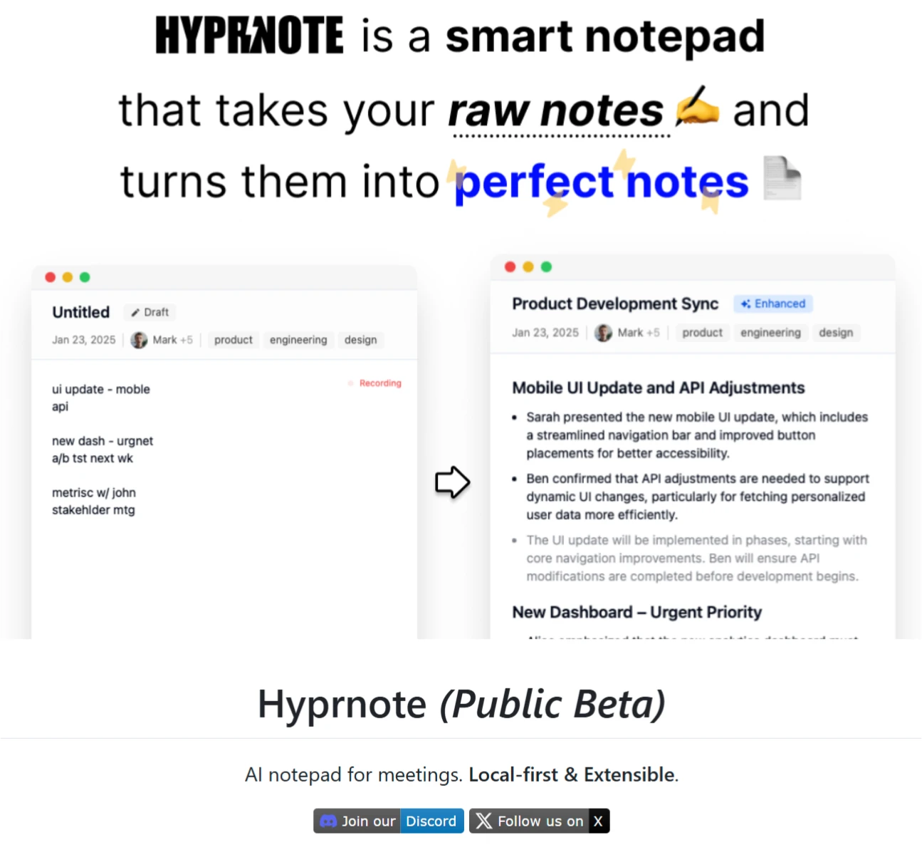 Hyprnote:一个开源的会议笔记AI工具 Hyprnote:一个开源的会议笔记AI工具 .webp