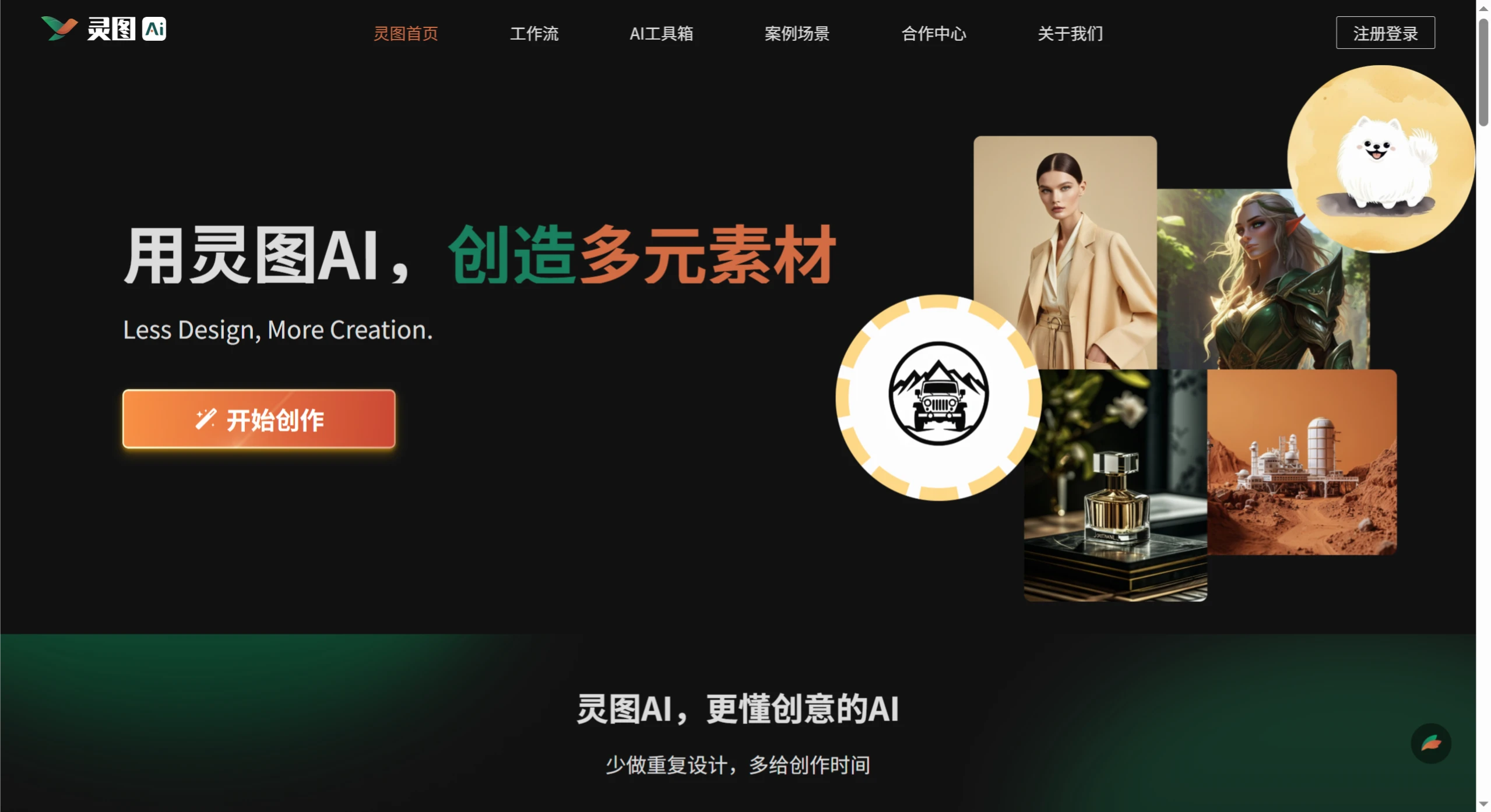 灵图AI(图1) 灵图AI:AI辅助在线智能设计平台.webp