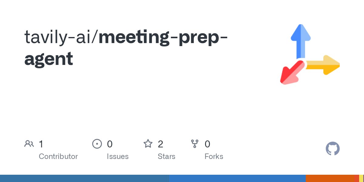 Meeting Prep Agent:一款高效的会议准备自动化工具