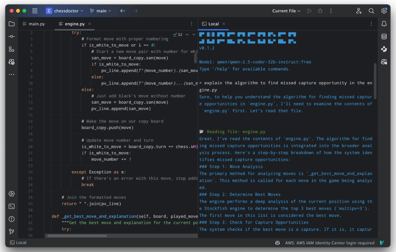 SuperCoder:终端编码助手