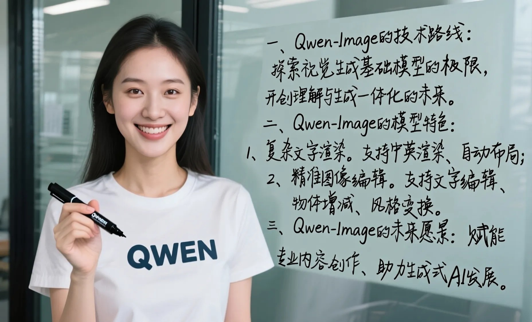 Qwen-Image:阿里云通义千问团队开源的图形海报生成模型 Qwen-Image:阿里云通义千问团队开源的图形海报生成模型