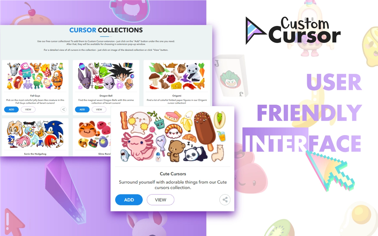Custom Cursor光标定制功能 Custom Cursor光标定制功能